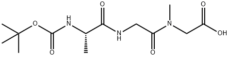 BOC-ALA-GLY-SAR-OH Struktur