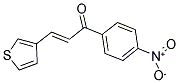 1-(4-NITROPHENYL)-3-(3-THIENYL)PROP-2-EN-1-ONE Struktur