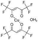 COPPER(II) HEXAFLUOROACETYLACETONATE HYDRATE Struktur