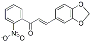 3-(1,3-BENZODIOXOL-5-YL)-1-(2-NITROPHENYL)PROP-2-EN-1-ONE Struktur