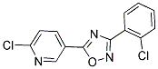 2-CHLORO-5-[3-(2-CHLOROPHENYL)-1,2,4-OXADIAZOL-5-YL]PYRIDINE Struktur