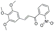 1-(2-NITROPHENYL)-3-(3,4,5-TRIMETHOXYPHENYL)PROP-2-EN-1-ONE Struktur