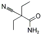 2-CYANO-2-ETHYLBUTANAMIDE Struktur