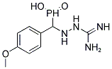 (2-[AMINO(IMINO)METHYL]HYDRAZINO)(4-METHOXYPHENYL)METHYLPHOSPHINIC ACID Struktur