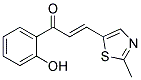 1-(2-HYDROXYPHENYL)-3-(2-METHYL-1,3-THIAZOL-5-YL)PROP-2-EN-1-ONE Struktur