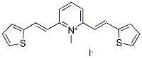 1-METHYL-2,6-BIS(2-(THIEN-2-YL)-VINYL)-PYRIDINIUM-IODIDE Struktur