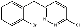 3-(2-BROMOBENZYL)-6-CHLOROPYRIDAZINE Struktur