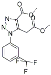 METHYL 5-(2-METHOXY-2-OXOETHYL)-1-[3-(TRIFLUOROMETHYL)PHENYL]-1H-1,2,3-TRIAZOLE-4-CARBOXYLATE Struktur