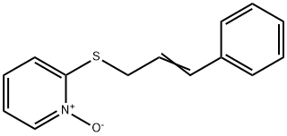 2-[(3-PHENYL-2-PROPENYL)SULFANYL]-1-PYRIDINIUMOLATE Struktur