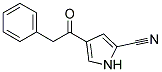 4-(2-PHENYLACETYL)-1H-PYRROLE-2-CARBONITRILE Struktur