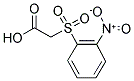 [(2-NITROPHENYL)SULFONYL]ACETIC ACID Struktur