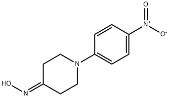 1-(4-NITROPHENYL)TETRAHYDRO-4(1H)-PYRIDINONE OXIME Struktur