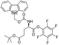 FMOC-D-GLU(OTBU)-OPFP Struktur