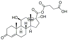 4-PREGNEN-11BETA,17ALPHA,21-TRIOL-3,20-DIONE 21-HEMISUCCINATE:BSA Struktur