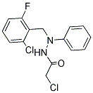 N'1-(2-CHLORO-6-FLUOROBENZYL)-N'1-PHENYL-2-CHLOROETHANOHYDRAZIDE Struktur