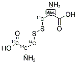 CYSTINE, L-[14C(U)]- Struktur