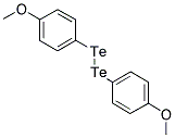 4,4'-DIMETHOXYDIPHENYL DITELLURIDE Struktur