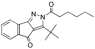 3-(TERT-BUTYL)-2-HEXANOYLINDENO[3,2-C]PYRAZOL-4-ONE Struktur