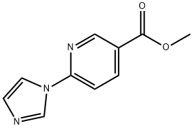 METHYL 6-(1H-IMIDAZOL-1-YL)NICOTINATE Struktur