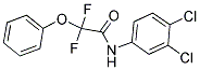 N-(3,4-DICHLOROPHENYL)-2,2-DIFLUORO-2-PHENOXYACETAMIDE Struktur