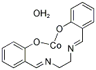 N,N'-BIS(SALICYLIDENE)ETHYLENEDIAMINOCOBALT(II) HYDRATE Struktur