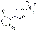 4-(2,5-DIOXOTETRAHYDRO-1H-PYRROL-1-YL)BENZENE-1-SULPHONYL FLUORIDE Struktur