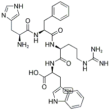 H-HIS-PHE-ARG-TRP-OH|CHARACTERISTIC MSH-TETRAPEPTIDE