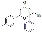 2-(BROMOMETHYL)-6-(4-METHYLPHENYL)-2-PHENYL-4H-1,3-DIOXIN-4-ONE Struktur