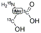 L-SERINE-13C3, 15N Struktur