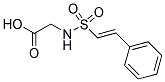 (2-PHENYL-ETHENESULFONYLAMINO)-ACETIC ACID Struktur