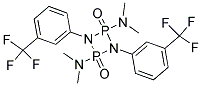 2,4-BIS(DIMETHYLAMINO)-1,3-BIS[3-(TRIFLUOROMETHYL)PHENYL]-1,3,2LAMBDA5,4LAMBDA5-DIAZADIPHOSPHETANE-2,4-DIONE Struktur