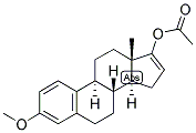 1,3,5(10), 16-ESTRATETRAEN-3,17-DIOL 17-ACETATE, 3-METHYL ETHER Struktur