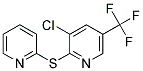 3-CHLORO-2-(2-PYRIDYLTHIO)-5-(TRIFLUOROMETHYL)PYRIDINE Struktur