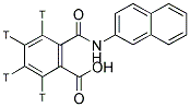 NAPHTHYLPHTHALAMIC ACID, [2,3,4,5-3H] Struktur