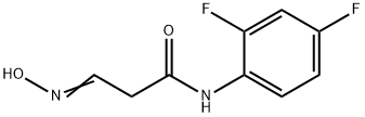 N-(2,4-DIFLUOROPHENYL)-3-(HYDROXYIMINO)PROPANAMIDE Struktur