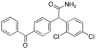 2-(4-BENZOYLPHENYL)-2-(2,4-DICHLOROPHENYL)ACETAMIDE Struktur