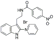 (4-NITROPHENYL)-N-(2-(2-PYRIDYLINDOL-3-YL)ETHYL)FORMAMIDE, BROMIDE Struktur