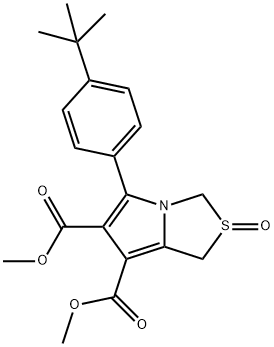 DIMETHYL 5-[4-(TERT-BUTYL)PHENYL]-2-OXO-2,3-DIHYDRO-1H-2LAMBDA4-PYRROLO[1,2-C][1,3]THIAZOLE-6,7-DICARBOXYLATE Struktur