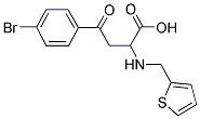 4-(4-BROMOPHENYL)-4-OXO-2-[(2-THIENYLMETHYL)AMINO]BUTANOIC ACID Struktur