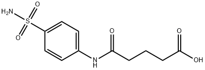 4-(4-SULFAMOYL-PHENYLCARBAMOYL)-BUTYRIC ACID Struktur