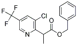 BENZYL 2-[3-CHLORO-5-(TRIFLUOROMETHYL)-2-PYRIDINYL]PROPANOATE Struktur