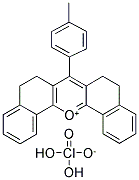 7-(4-METHYLPHENYL)-5H,6H,8H,9H-DIBENZO[C,H]XANTHENIUM DIHYDROXY(OXO)-LAMBDA5-CLORANOLATE Struktur