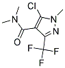 5-CHLORO-N,N,1-TRIMETHYL-3-(TRIFLUOROMETHYL)-1H-PYRAZOLE-4-CARBOXAMIDE Struktur