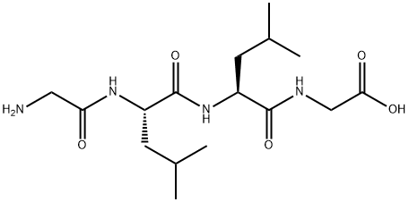 H-GLY-LEU-LEU-GLY-OH Struktur