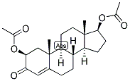 4-ANDROSTEN-2-BETA, 17-BETA-DIOL-3-ONE DIACETATE Struktur