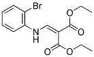 DIETHYL 2-[(2-BROMOANILINO)METHYLENE]MALONATE Struktur