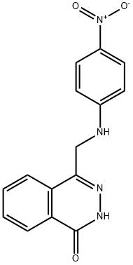 4-[(4-NITROANILINO)METHYL]-1(2H)-PHTHALAZINONE Struktur