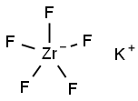 POTASSIUM PENTAFLUOROZIRCONATE Struktur