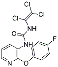 N-[2-(4-FLUOROPHENOXY)-3-PYRIDYL]-N'-(1,2,2-TRICHLOROVINYL)UREA Struktur