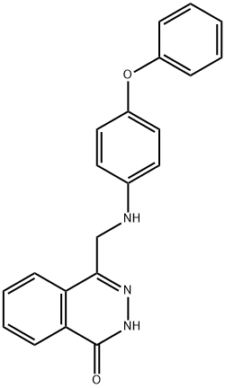 4-[(4-PHENOXYANILINO)METHYL]-1(2H)-PHTHALAZINONE Struktur